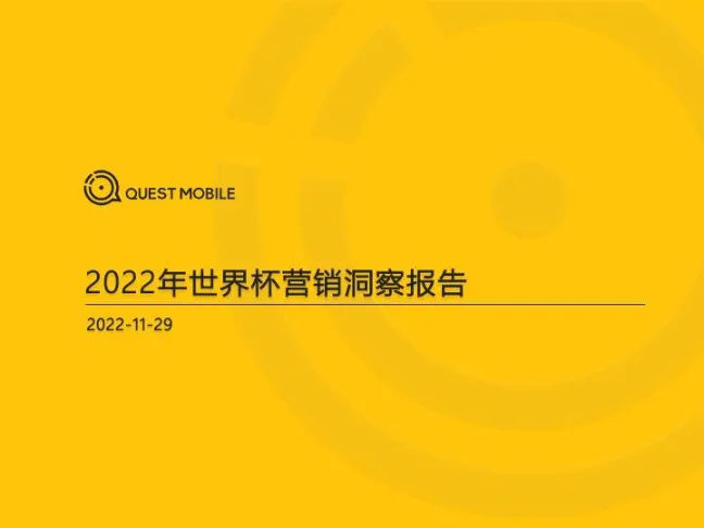 2022世界杯营销洞察报告_大数跨境