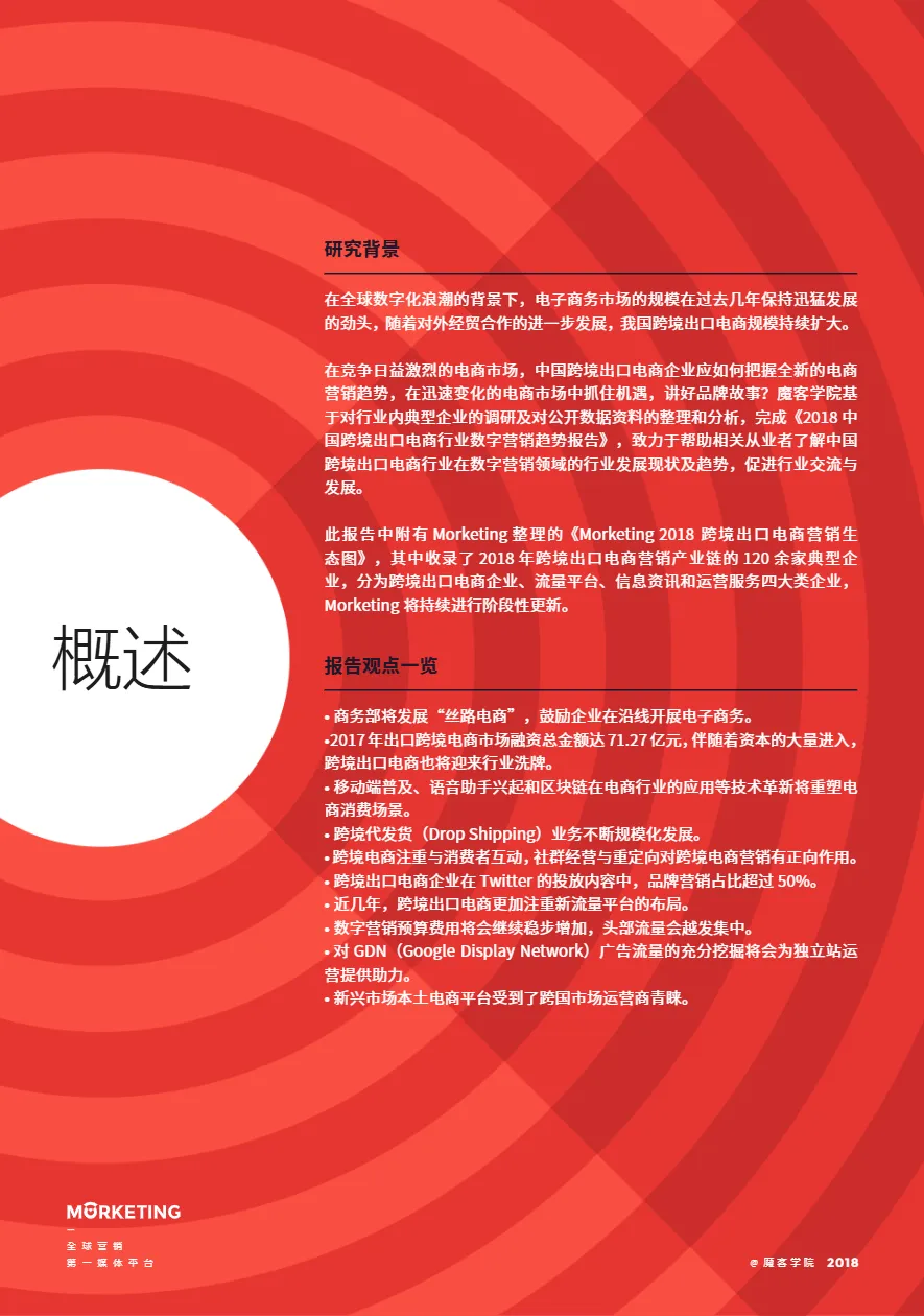 2018年跨境出口电商营销报告（40页）_大数跨境