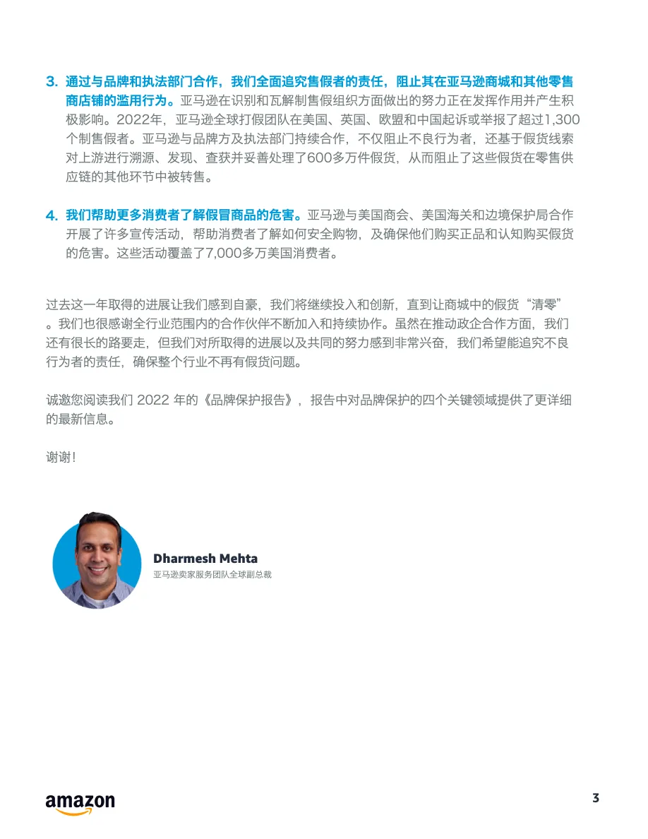 亚马逊2022年品牌保护报告 - 跨境电商报告 - 大数跨境