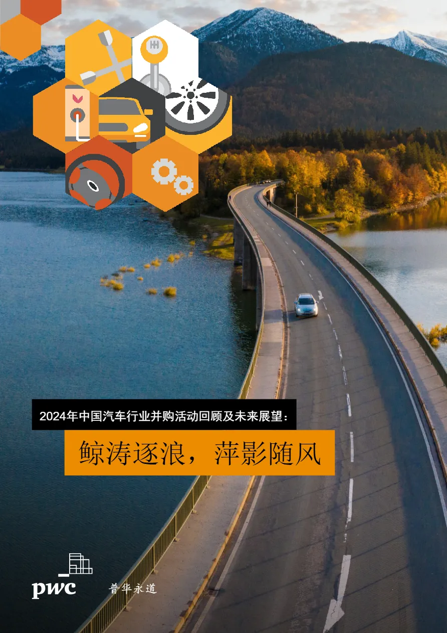 普华永道2024年中国汽车行业并购活动回顾及未来展望鲸涛逐浪萍影随风38页- 大数跨境