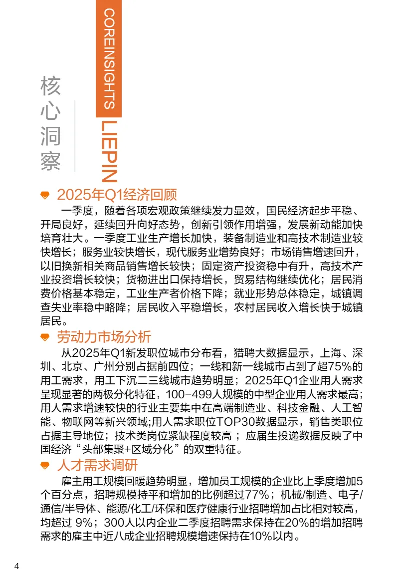 猎聘2025年Q2招聘调研报告36页- 大数跨境