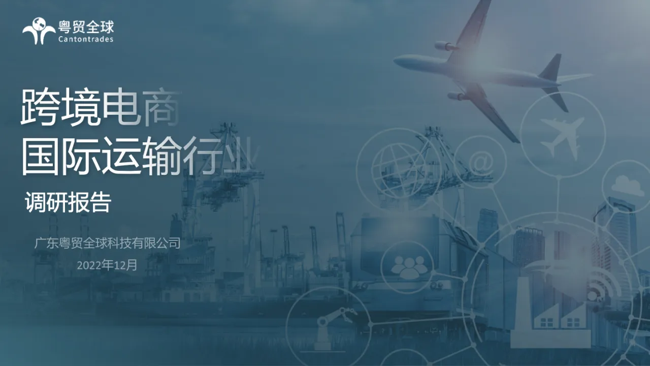 2022跨境电商国际运输行业调研报告 - 跨境电商报告 - 大数跨境
