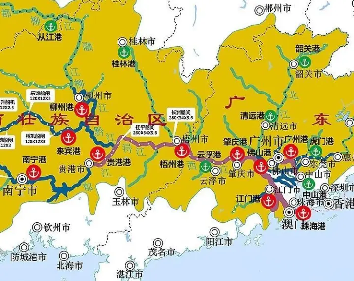 能源物流齐头并进，西江战略初具规模_174722