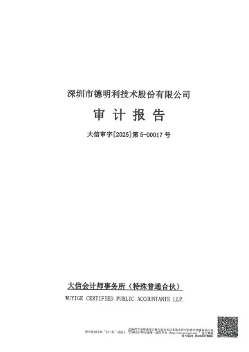 德明利：2024年年度审计