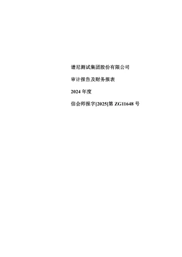 谱尼测试：2024年年度审计