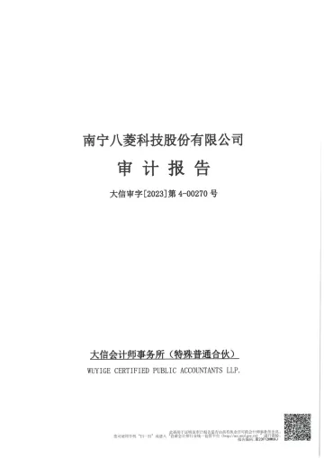 ST八菱：2022年年度审计