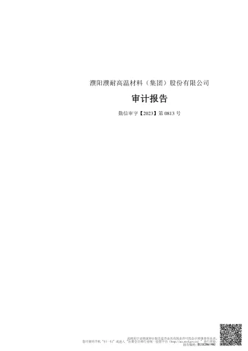 濮耐股份：2022年年度审计