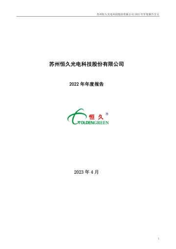 ST恒久：2022年年度