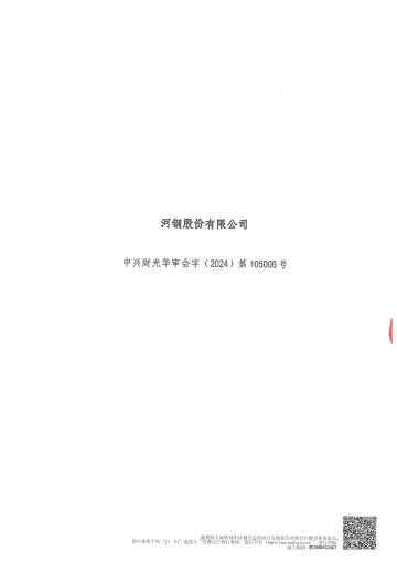 河钢股份：2023年年度审计