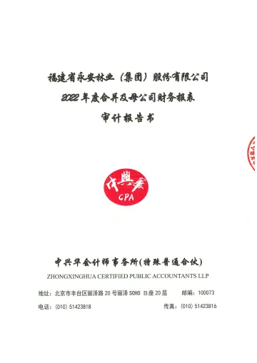 永安林业：2022年年度审计