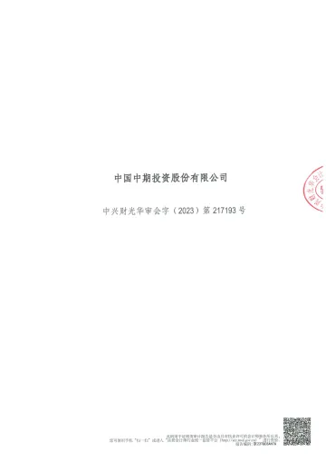 中国中期：2022年年度审计