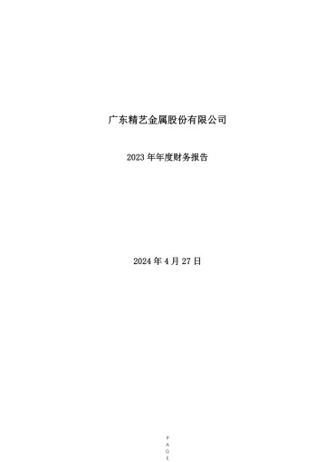 精艺股份：2023年年度财务