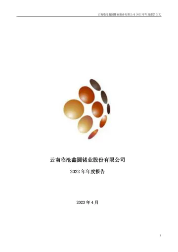 云南锗业：2022年年度