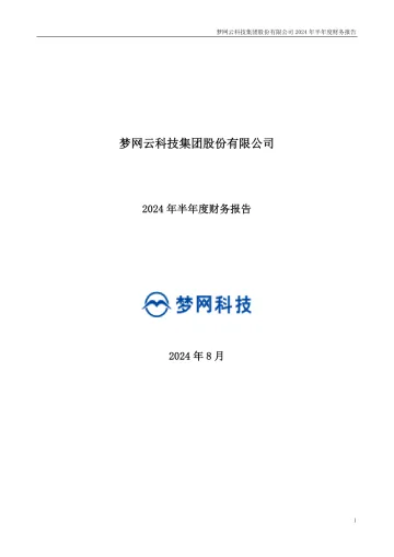 梦网科技：2024年半年度财务