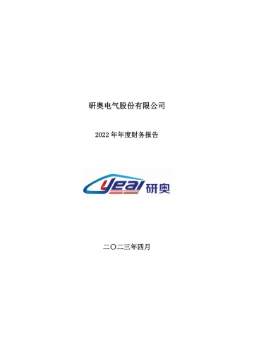 研奥股份：2022年年度财务