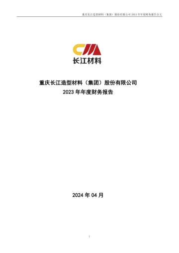 长江材料：2023年年度财务
