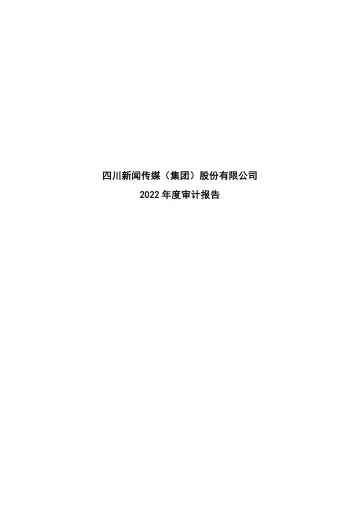 川网传媒：2022年年度审计