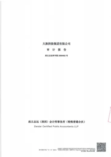 24大族01：大族控股集团有限公司公司债券2024年度审计