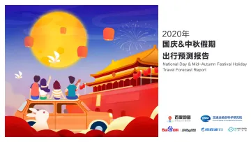 2020年国庆+中秋假期出行预测报告-百度地图