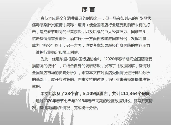 <em>酒店</em>行业：数据图解，疫情对全国<em>酒店</em>市场的影响分析