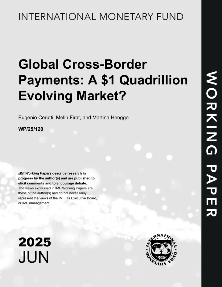202509月更新-全球跨境支付：一个不断发展的四万亿市场？（英）