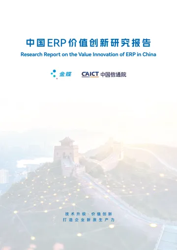 2024中国ERP价值创新研究报告-96页