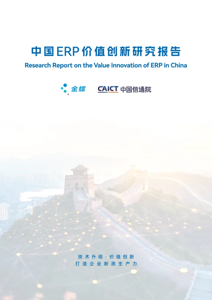 2024中国ERP价值创新研究报告-96页