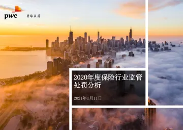 2021-普华永道-2020年度保险行业监管处罚分析-2021.1-24页