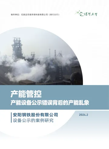 2025年02月-产能管控产能设备公示错误背后的产能乱象:2024年安阳钢铁股份有限公司设备公示的案例研究报告