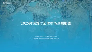 2025跨境支付全球市场洞察报告  听光Vic