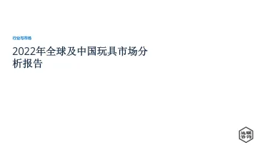 2022年全球及中国玩具市场分析报告-35页-WN8