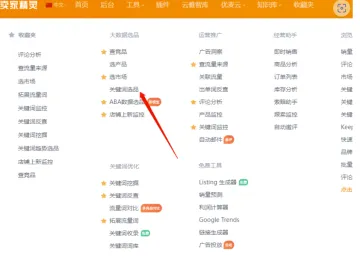 关键词趋势分析进行细分市场选品