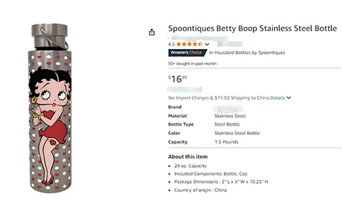 24-cv-06988 Betty Boop贝蒂娃娃商标维权！跨境卖家速看！