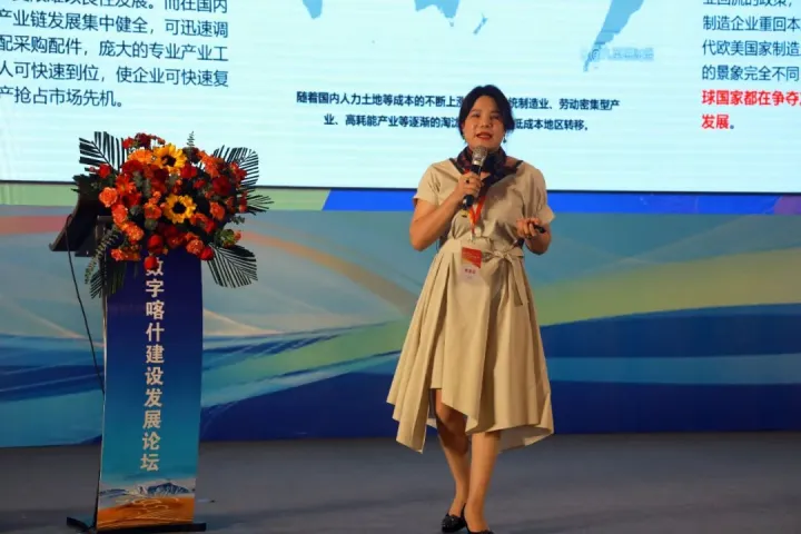 深跨协王馨会长受邀出席喀交会“数字喀什建设发展论坛”