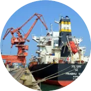 福能肖厝港物流公司4#泊位迎来开港以来最大工业盐船