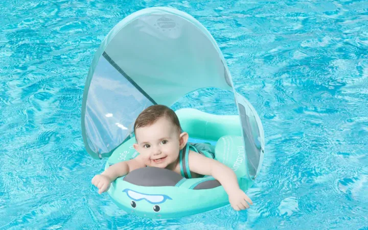 堪称夏日泳池带娃神器，这款“中国造”的婴儿游泳花车在海外大受好评