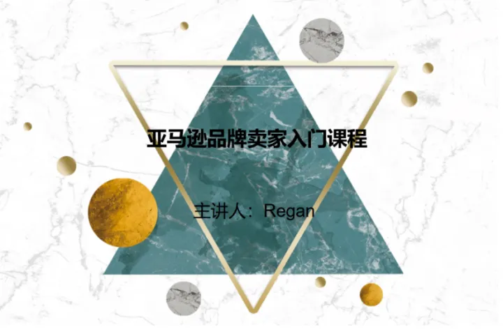 亚马逊品牌卖家入门课程——基础篇一