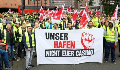 德国五个最大港口罢工，运营停滞，船期延误，运力紧张，运费飙升！