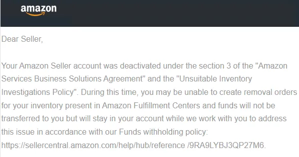 旺季频出幺蛾子！许多卖家因清货又被平台封号 