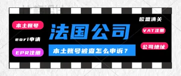 法国公司被查怎么办？怎么申诉？法国公司运营证据。亚马逊扫号