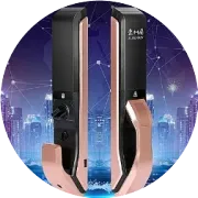 人脸识别苹果款智能锁