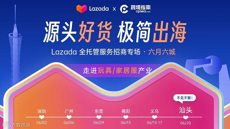 源头好货 极简出海——Lazada全托管服务招商专场·汕头站