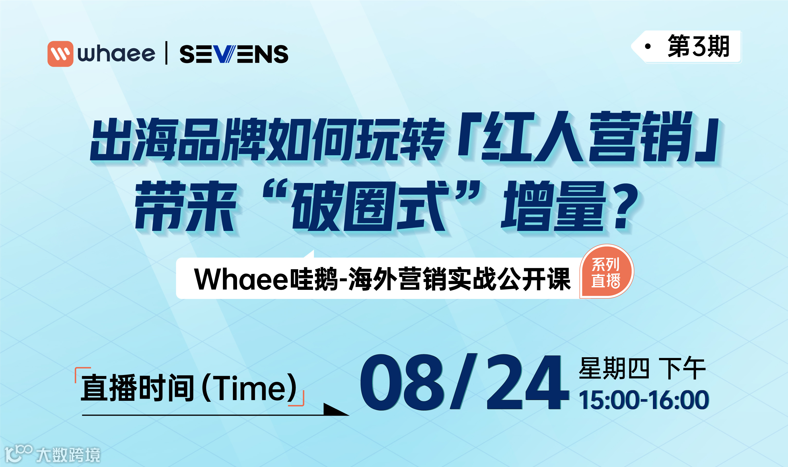 站外引流实战公开课第3期-出海品牌如何玩转【红人营销】，带来“破圈式”增量？