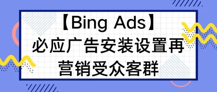 【Bing Ads】必应广告安装设置再营销受众客群