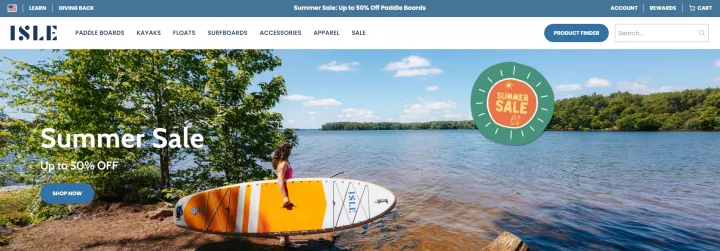 独立站优秀案例分析：水上运动装备品牌出海如何抓住夏季热销期？