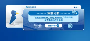 案例分析：“Very Demure, Very Mindful”商标问题，关于商标的在先申请
